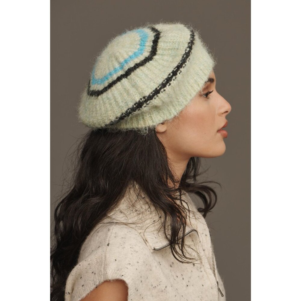 By Anthropologie Graphic Knit Beret